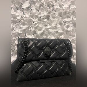 Black Quilted Chain Shoulder Bag